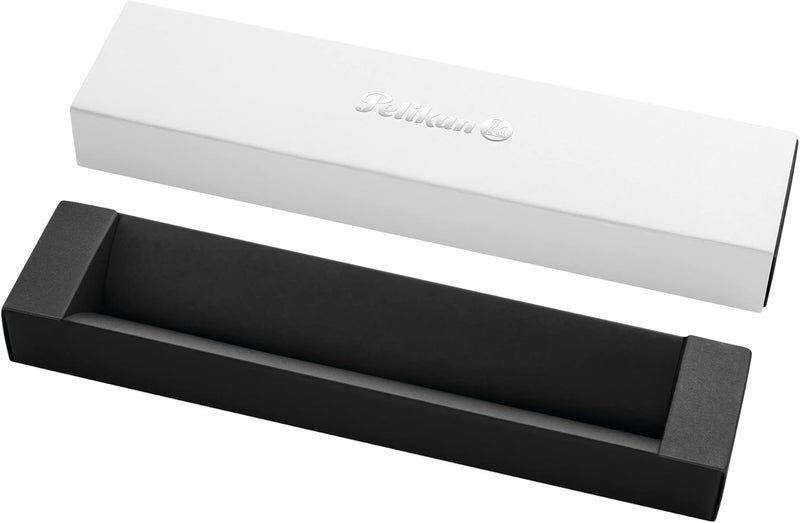 Pelikan Pura Series K40 Silver Ballpoint Pen with Twist Mechanism - Gift Boxed - Image 5